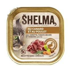 Υγρή Τροφή Γάτας Shelma Duck and chicken pate 100g