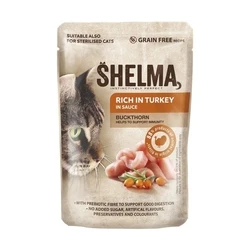 Υγρή Τροφή Γάτας Shelma Rich in turkey in sauce 85g