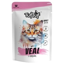 Υγρή Τροφή Γάτας Tuf Tuf with veal 100g
