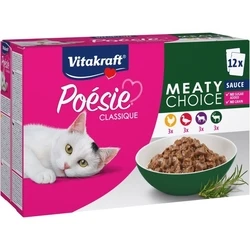 Υγρή Τροφή Γάτας Vitakraft Poésie Classique Meaty choice 12 x 85g