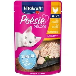Υγρή Τροφή Γάτας Vitakraft POESIE DELICE JUNIOR chicken 85 g