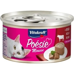 Υγρή Τροφή Γάτας Vitakraft Poésie Mousse Beef 85g