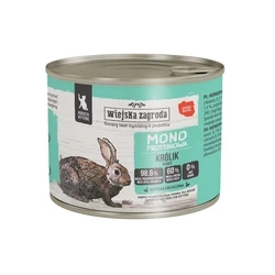 Υγρή Τροφή Γάτας Wiejska Zagroda Rabbit monoprotein for kittens 200g