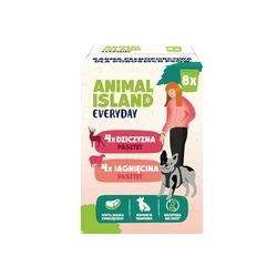 Υγρή Τροφή Σκύλων Animal Island Everyday Game and lamb 8x150g
