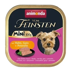 Υγρή Τροφή Σκύλων Animonda Vom Feinsten Adult Mini Chicken, goose and parsley 100g