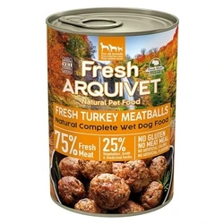 Υγρή Τροφή Σκύλων Arquivet Fresh Turkey Meatballs 400g