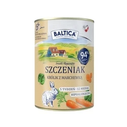 Υγρή Τροφή Σκύλων Baltica Smaki regionów Puppy Rabbit with carrot 400g