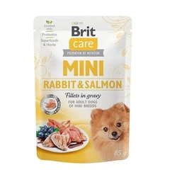 Υγρή Τροφή Σκύλων Brit Care Mini Rabbit&Salmon 85g