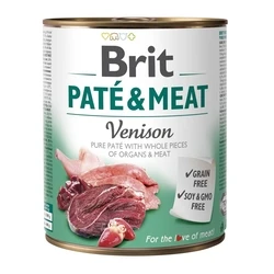 Υγρή Τροφή Σκύλων Brit Paté & Meat with venison - 800g