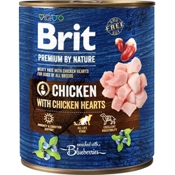 Υγρή Τροφή Σκύλων Brit Premium by Nature Chicken with hearts 800 g