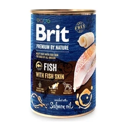 Υγρή Τροφή Σκύλων Brit Premium by Nature Fish with fish skin 400g