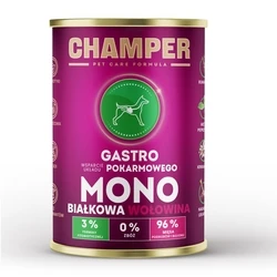 Υγρή Τροφή Σκύλων Champer Gastro Monoprotein Beef 400g