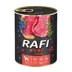 Υγρή Τροφή Σκύλων Dolina Noteci Rafi Wet dog food with beef, Blueberries and cranberries - 800g