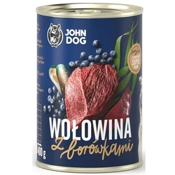 Υγρή Τροφή Σκύλων John Dog Berry Line Adult Beef with Blueberries 400g