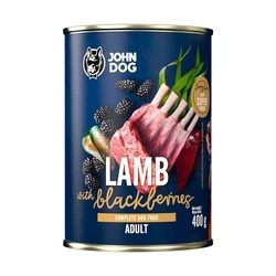 Υγρή Τροφή Σκύλων John Dog Berry Line Lamb with Blackberries 800g