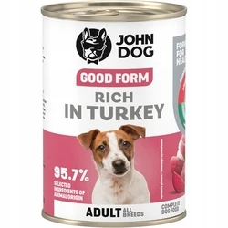 Υγρή Τροφή Σκύλων John Dog Good form Rich in turkey 400g