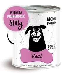 Υγρή Τροφή Σκύλων Paka Zwierzaka Pepe Veal 800g