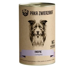 Υγρή Τροφή Σκύλων Paka Zwierzaka Turkey and cranberries 400g