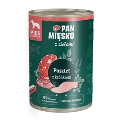 Υγρή Τροφή Σκύλων Pan Miesko with Herbs Rabbit Pate 400g