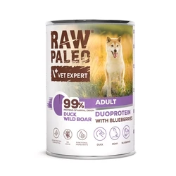 Υγρή Τροφή Σκύλων Raw Paleo Duoprotein Duck & Boar Adult 400g