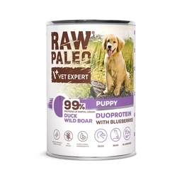 Υγρή Τροφή Σκύλων Raw Paleo Duoprotein Duck & Boar Puppy 400g
