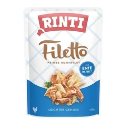 Υγρή Τροφή Σκύλων Rinti Filetto Chicken fillet with duck 100g