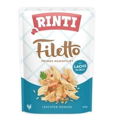 Υγρή Τροφή Σκύλων Rinti Filetto Chicken fillet with salmon 100g