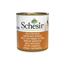 Υγρή Τροφή Σκύλων Schesir Chicken with potatoes in jelly 285g