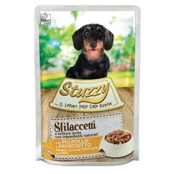 Υγρή Τροφή Σκύλων Stuzzy Sfilaccetti Chicken with ham 100g