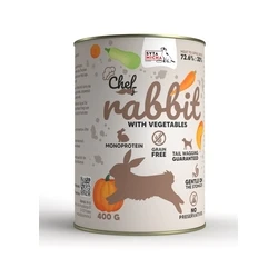 Υγρή Τροφή Σκύλων Syta Micha Chef Rabbit with vegetables 400 g