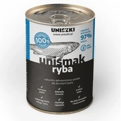 Υγρή Τροφή Σκύλων Uniszki UNIsmak Fish 410g