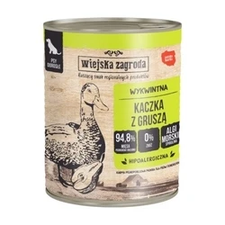 Υγρή Τροφή Σκύλων Wiejska Zagroda Duck with pear 800g
