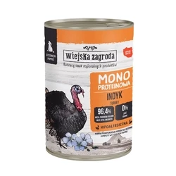 Υγρή Τροφή Σκύλων Wiejska Zagroda Puppies Monoprotein Turkey 400g