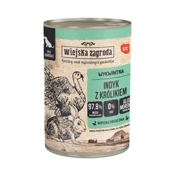 Υγρή Τροφή Σκύλων Wiejska Zagroda Turkey with rabbit 400g