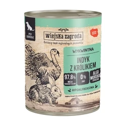 Υγρή Τροφή Σκύλων Wiejska Zagroda Turkey with rabbit 800g