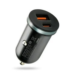 Φορτιστής Πρίζας Car Everactive CC-30Q USB + USB-C QC 3.0 PD 35W