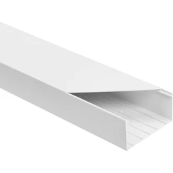 Electrical installation trunking set WHITE LS 130x60 2m (PACK 6 pcs)