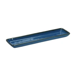 Σετ 4 Ορθογώνιοι Δίσκοι Concerto Blu Avio - Ναυτικό Μπλε, 32 x 8 cm