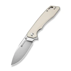SENCUT Stratex Flipper & Thumb Stud Knife Ivory G10 (S25055-2)