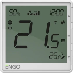 ENGO Controls EFAN-230W Θερμοστάτης Fan Coil Wi‑Fi 230V (Λευκό)