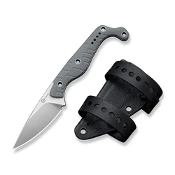 CIVIVI SŌKN Fixed Blade Knife Nitro‑V Gray G10 Satin (C22027-2)