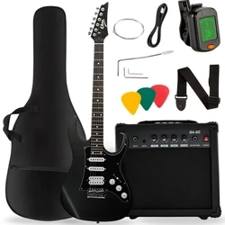 V-TONE EGA 39 MBK ηλεκτρική κιθάρα 4/4 Stratocaster 39" HSS (μαύρο ματ)
