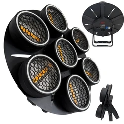 Evolights LUMEN 7 RING 7x30W WW + 224x0,5W/31x0,2W RGB LED - Ρετρό προβολέας σκηνής