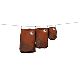 Σετ οργανωτών ταξιδίου Ticket To The Moon Travel Cube Set - chocolate/copper