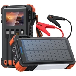 Extralink Solar Powerbank 12000mAh - Jump Starter 1500A, Lamp & Flashlight (EX.96938)