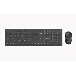 Gembird Slim Pro Business ασύρματο σετ πληκτρολογίου και ποντικιού, μαύρο, US layout