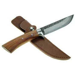 Welde WH04DM Damascus Steel Hunting Knife (fixed blade)