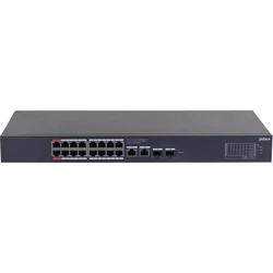 Dahua Technology CS4220-16GT-135 — 20-Port Cloud Managed Desktop Gigabit Switch (16-Port PoE, 2x RJ45 uplink, 2x SFP)