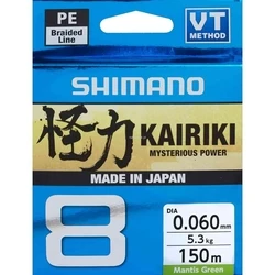 Shimano Kairiki 8 0.060 mm / 150 m / 5.3 kg - Mantis Green