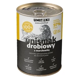 UNISZKI UNIsmak Mono Πουλερικά - υγρή τροφή για σκύλους - 400g